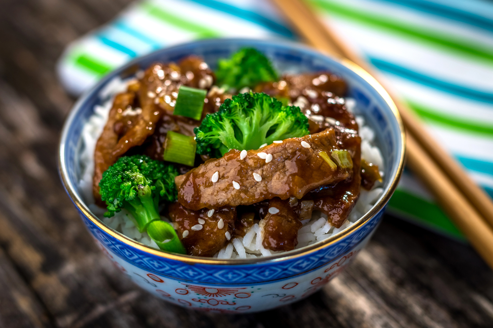 skillet mongolian beef & broccoli