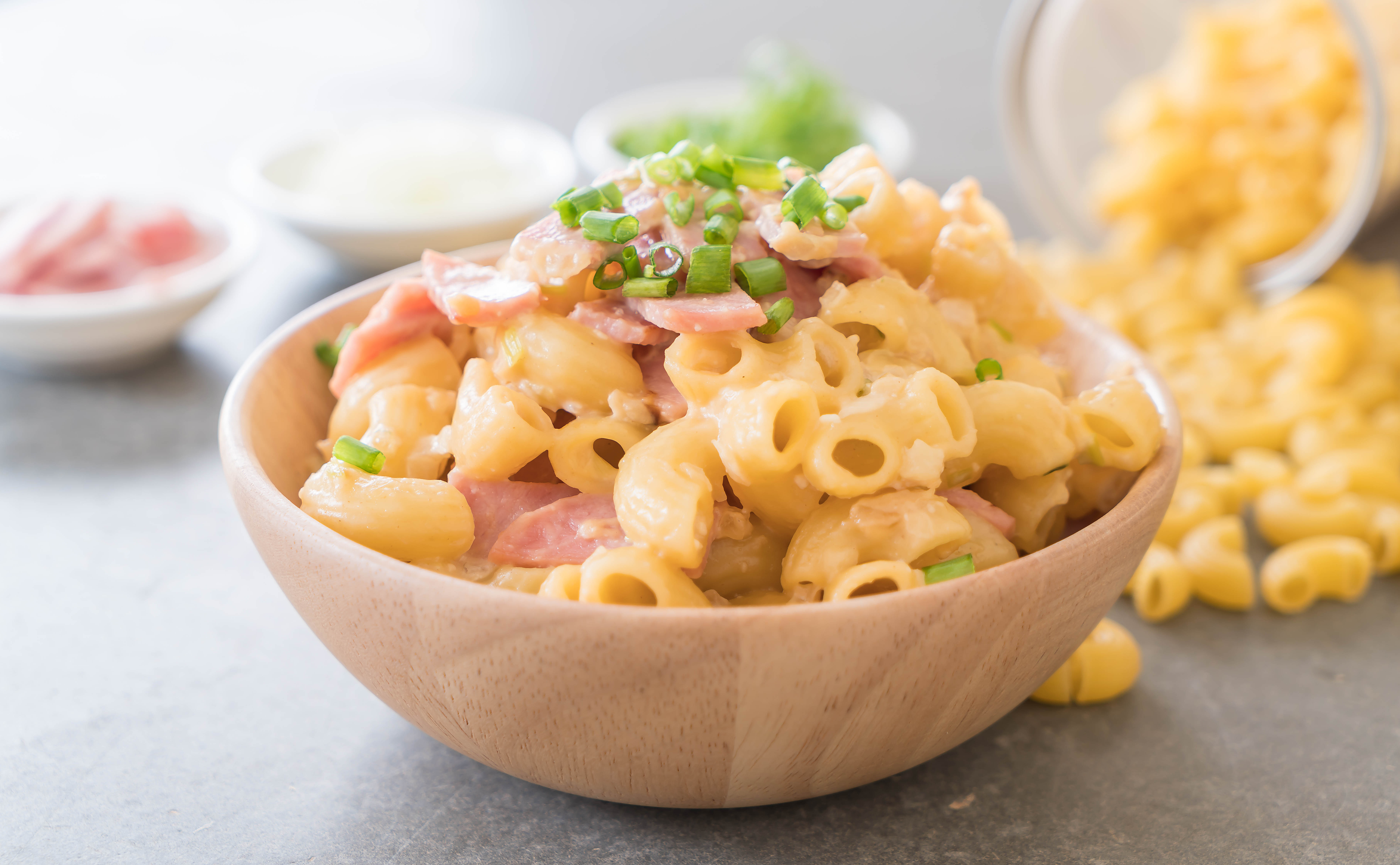 The Best Homemade Ham and Macaroni and Cheese