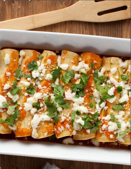 Butternut Squash and Black Bean Enchiladas | Alisons Pantry Delicious ...