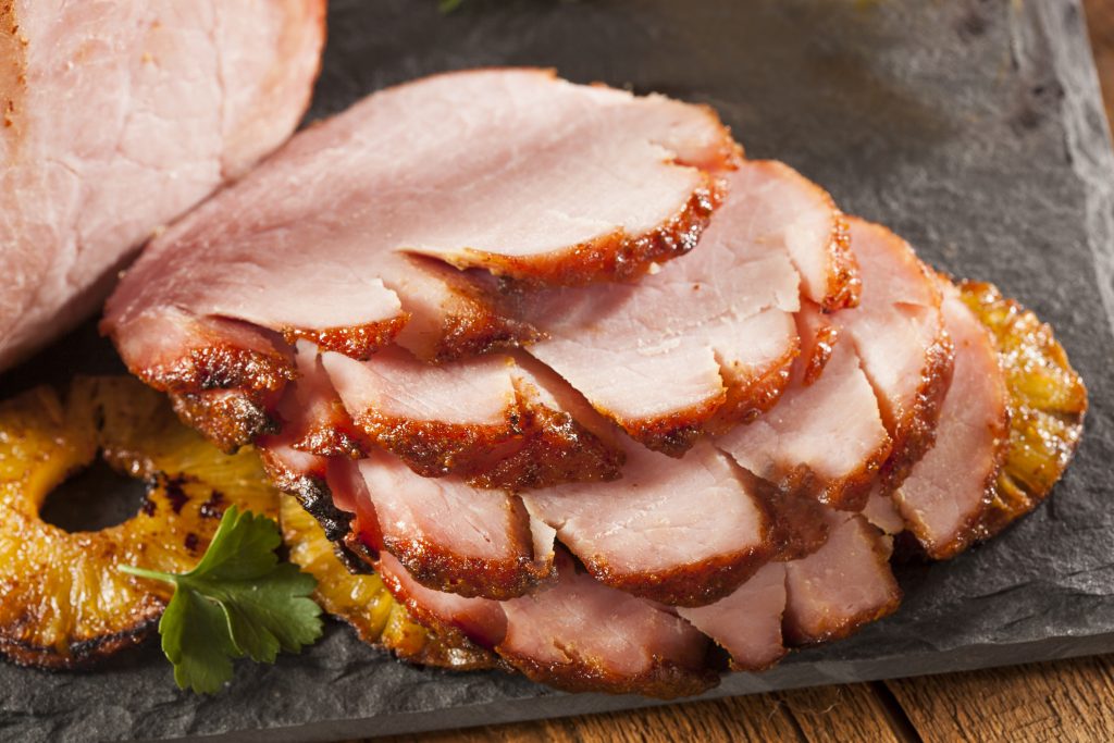 easter glazed ham