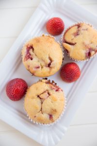 strawberry muffins