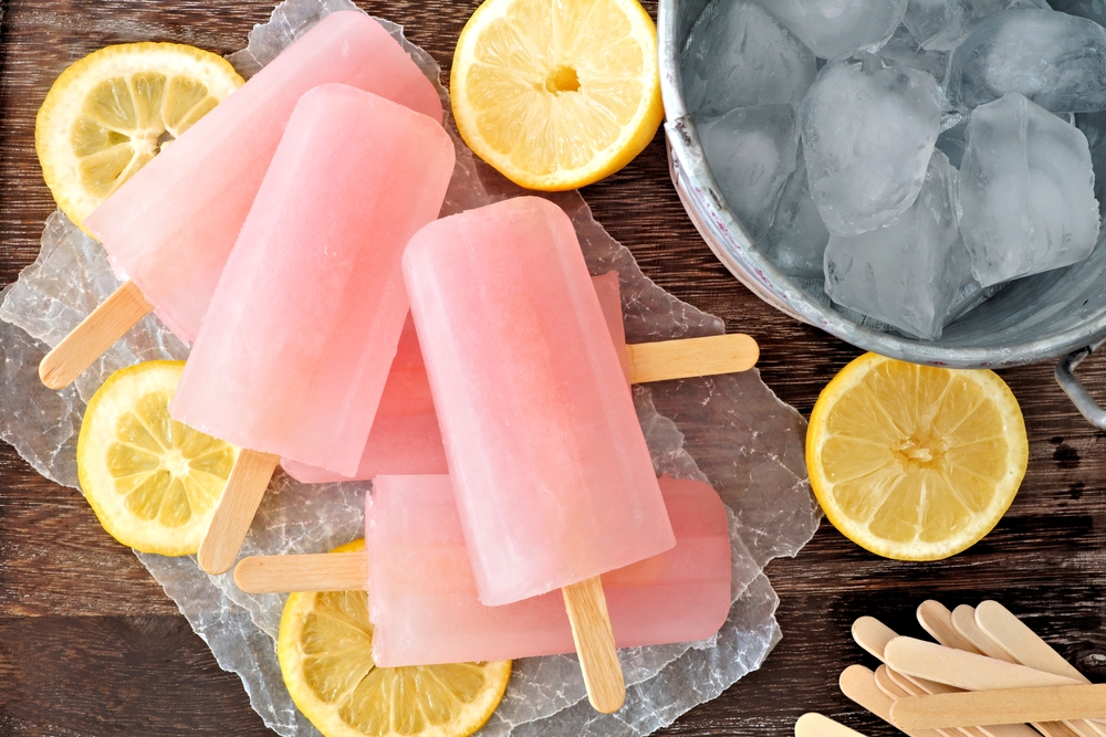 Pink Lemonade Popscicles