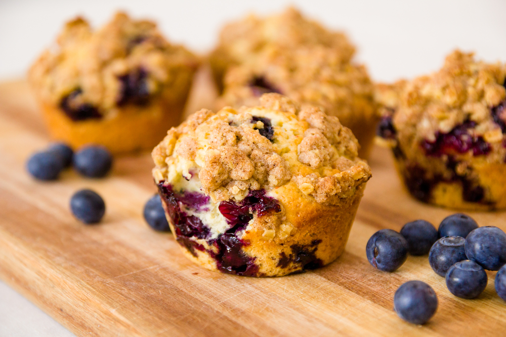 best blueberry streusel muffins