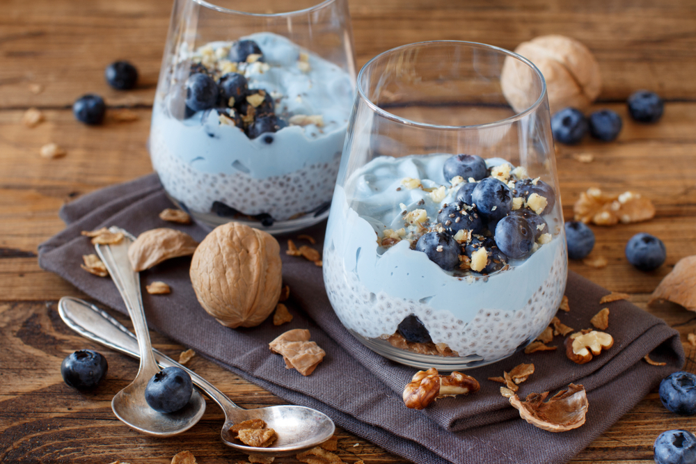 blueberry chia pudding