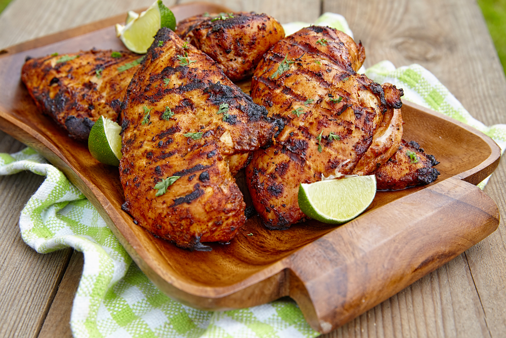 grilled Cajun lime chicken