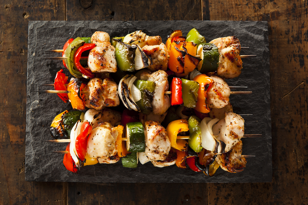 grilled chicken kabobs