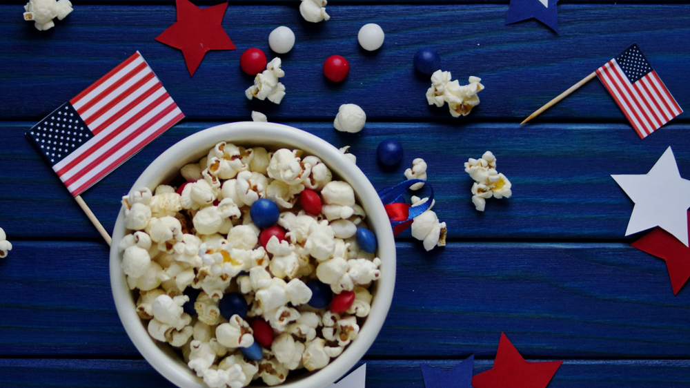 patriotic popcorn
