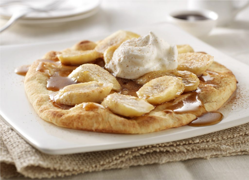 Banana Foster naan