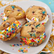 candy cookie ice cream sandwich