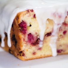 raspberry lemon quick bread