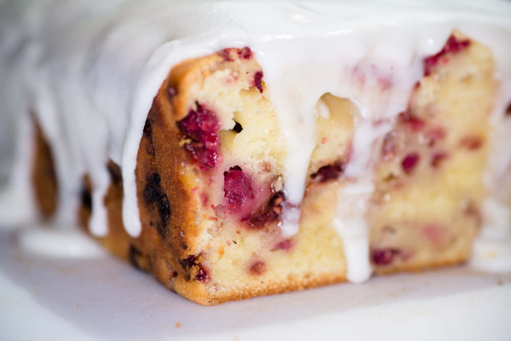 raspberry lemon quick bread