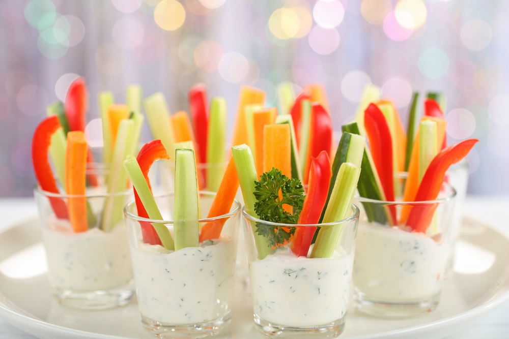 veggie dip cups