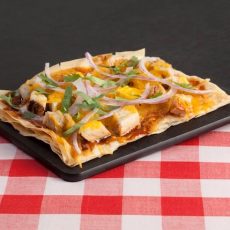 BBQ Chicken Phyllo Flatbread Pizza