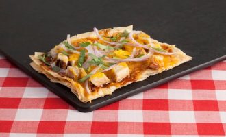 BBQ Chicken Phyllo Flatbread Pizza