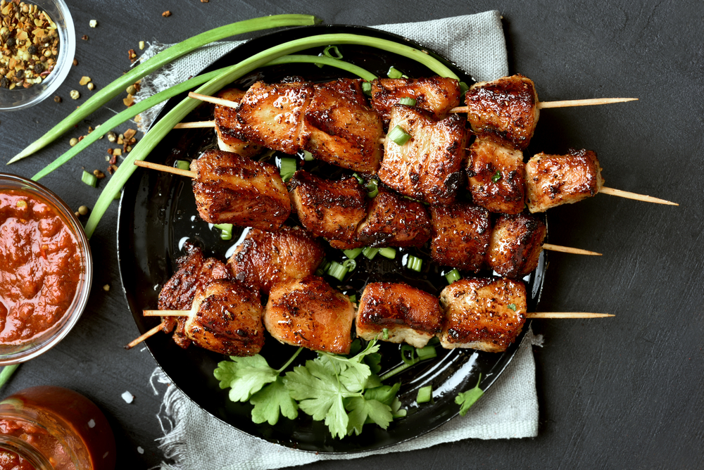 BBQ Pork Kebabs