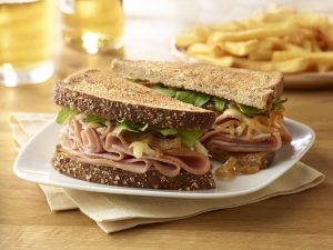 easy ham sandwich