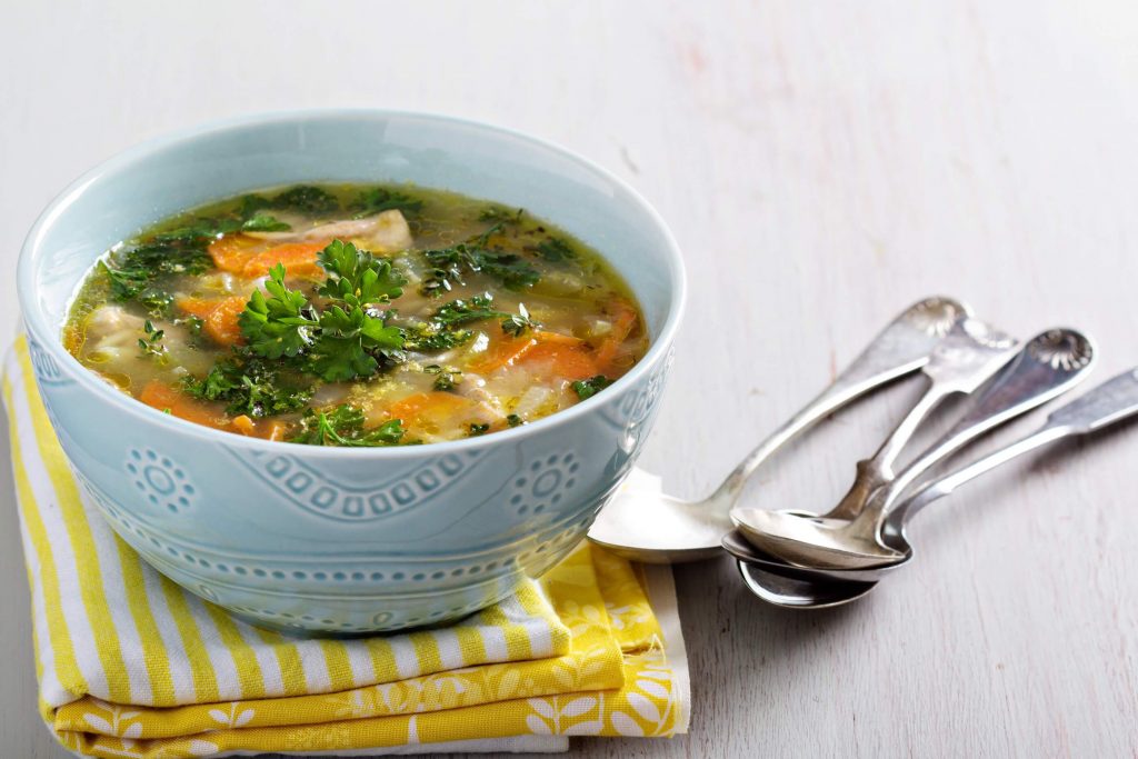 True Lemon Chicken Orzo Soup