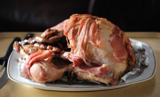bacon wrapped turkey