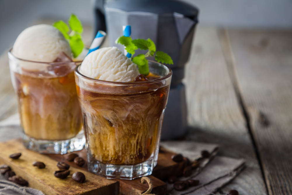 iced coffee float