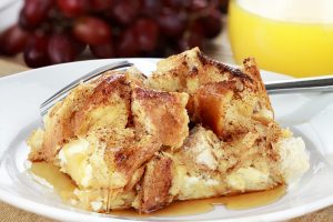 pumpkin cream cheese french toast casserole