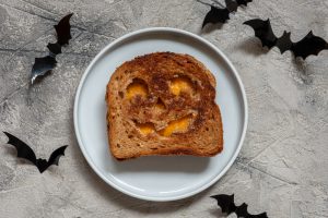 jack o lantern grilled cheese