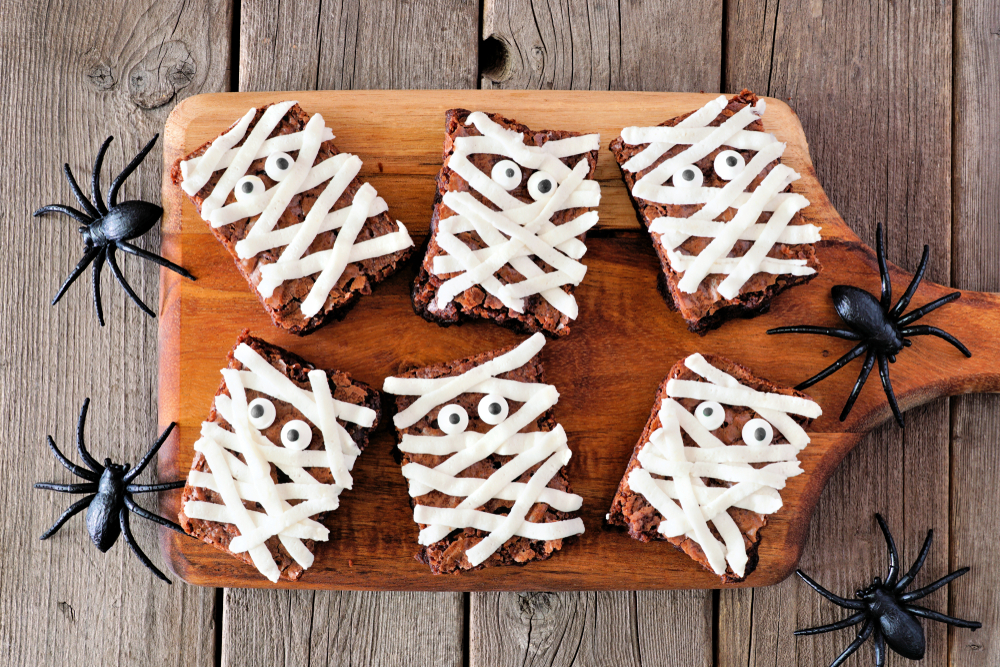 mummy brownies