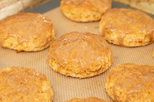 cinnamon honey sweet potato biscuits