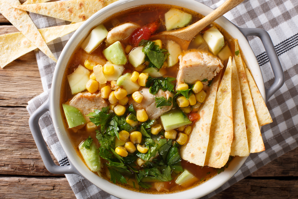 Slow Cooker Chicken Tortilla Soup - Dinner at the Zoo