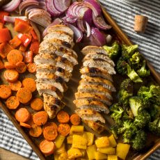 keto sheet pan chicken & veggies