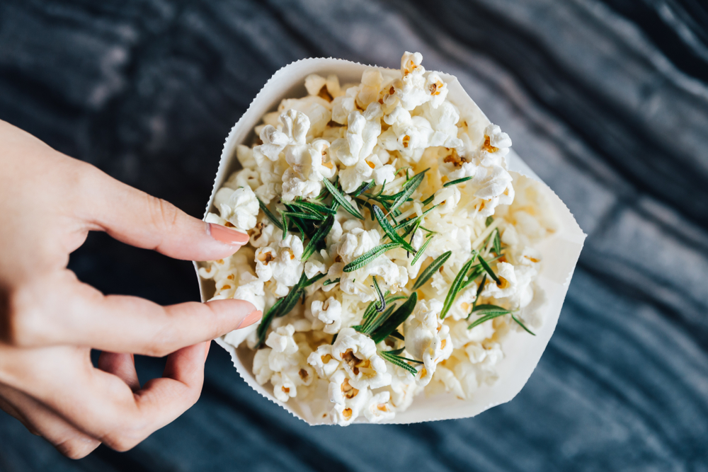 rosemary popcorn