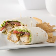 spicy chicken crunch wrap