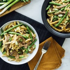 ginger beef with noodles