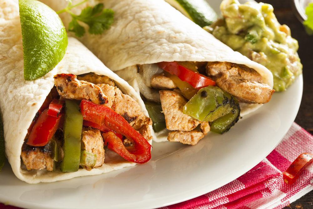 chicken fajitas