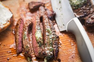 garlic butter steak