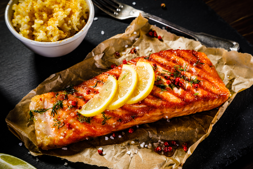 grilled salmon