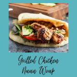 Grilled Chicken Naan Wrap