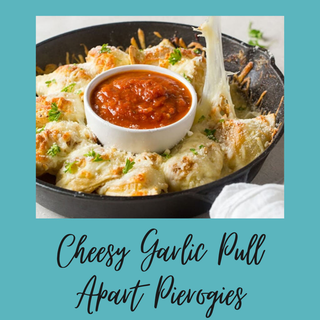 Cheesy Garlic Pull Apart Pierogies2