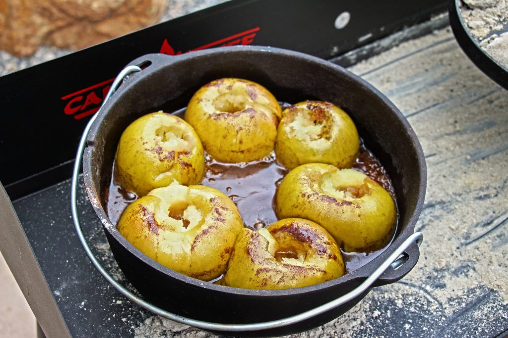 Dutch Oven Caramelized Apples