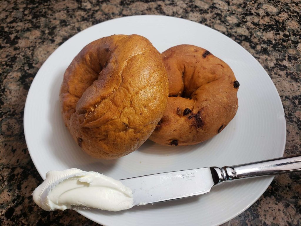 pumpkin bagels