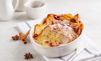 Raspberry French Toast Bake