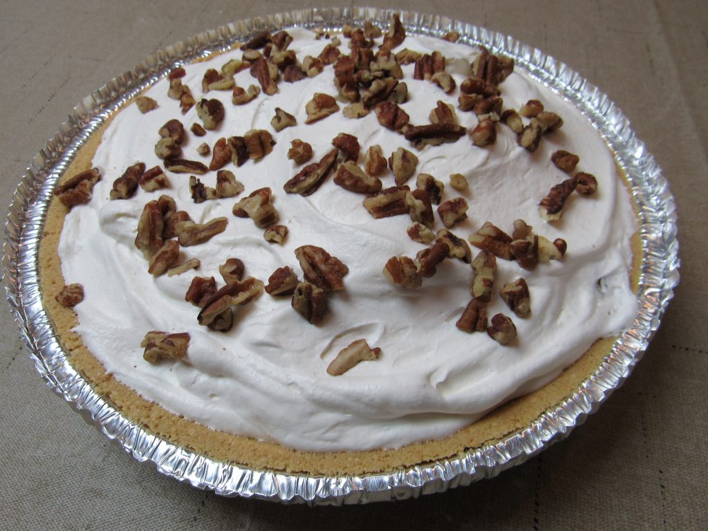 Peach Pecan & Amaretto Cream Pie