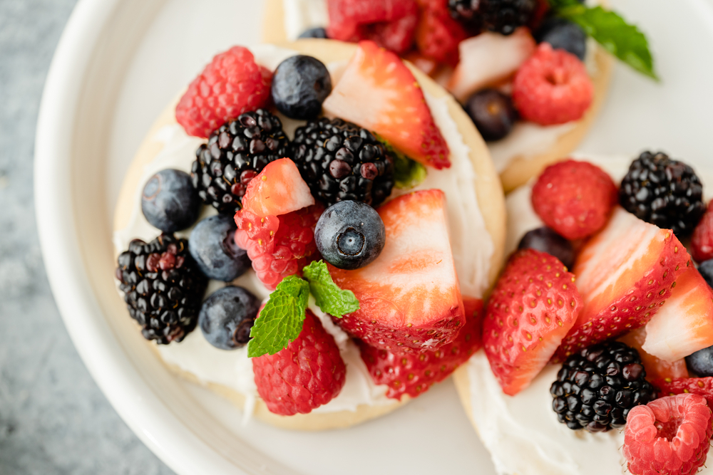 Fruit Pizza Sugar Cookies