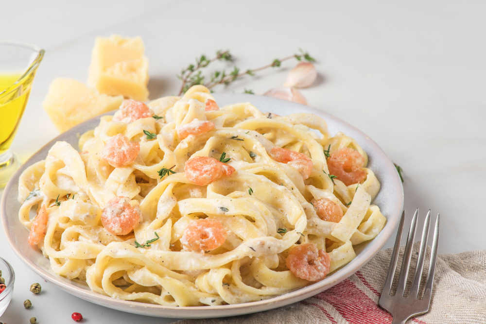 Shrimp Alfredo