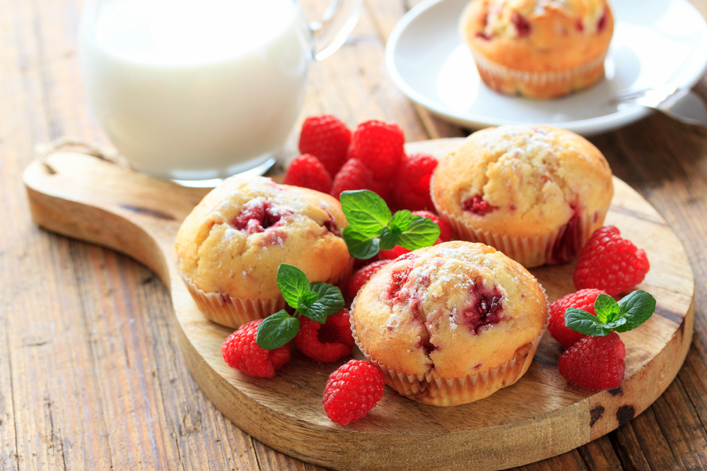 Raspberry Muffins