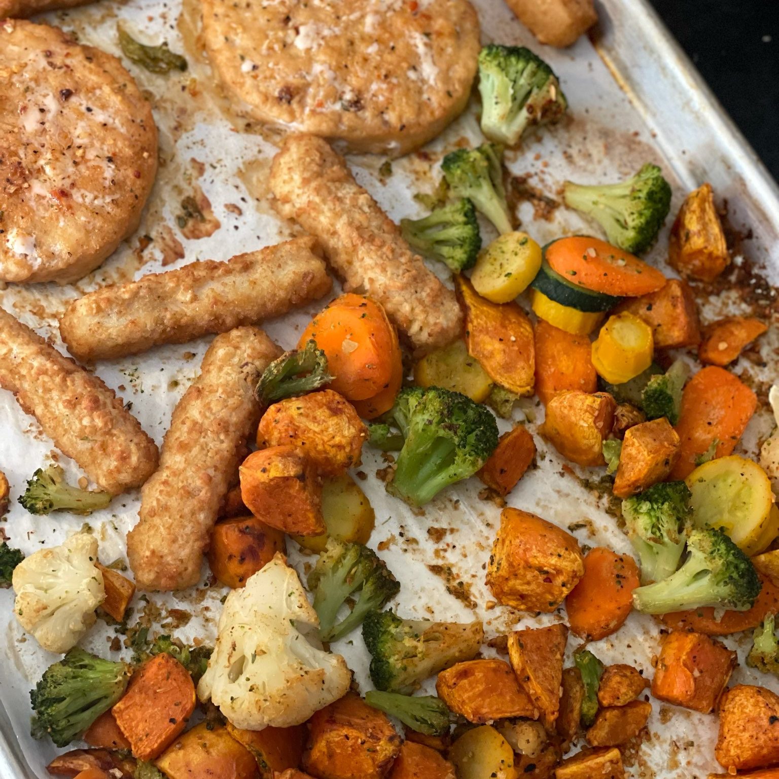 anna Maple Salmon Sheet Pan Dinner