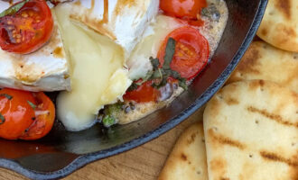 Campfire Baked Brie