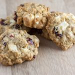 Oatmeal Cranberry White Chocolate Chip Cookies