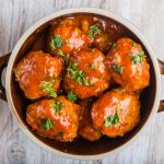 Crockpot Buffalo Ranch Meatballs