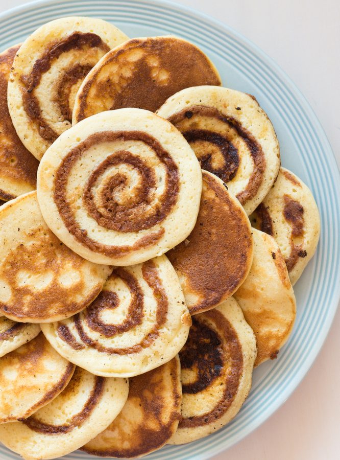 Cinnamon Roll Pancakes