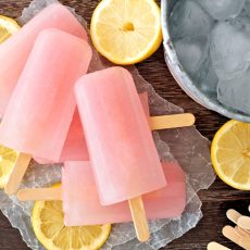 Pink Lemonade Popscicles